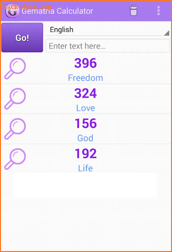 Gematria Calculator screenshot