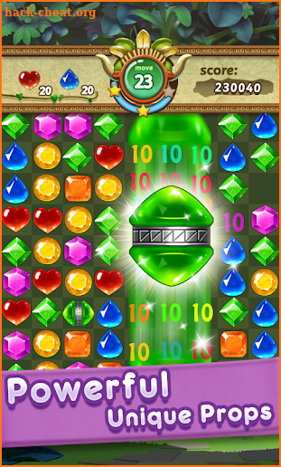 Gems & Jewels 2 - Match 3 Jungle Puzzle Game screenshot