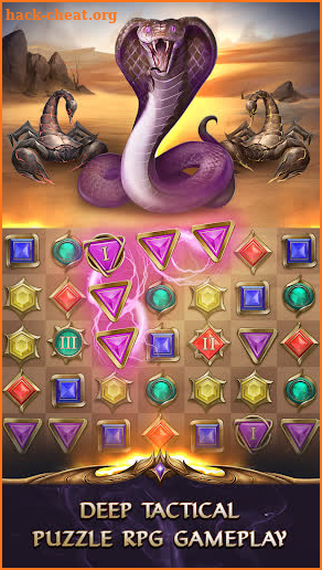 Gemstone Legends - epic RPG match3 puzzle game screenshot