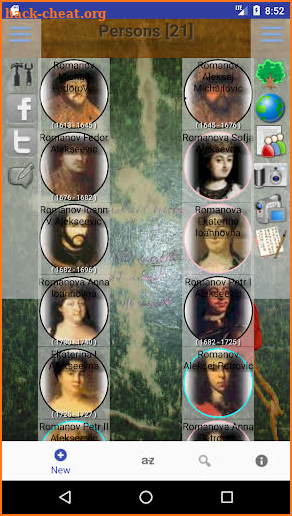 Genealogical trees of families screenshot