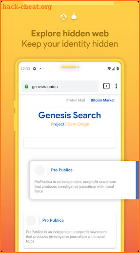 Genesis Browser- Private & Secure screenshot