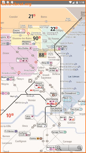 Geneva Metro/Bus/Tram Map Offline ジュネーヴ・メトロ・バスの地図 screenshot