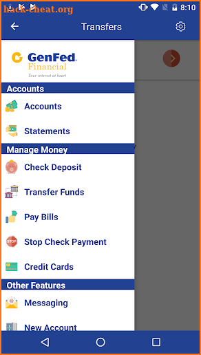 GenFed Financial screenshot