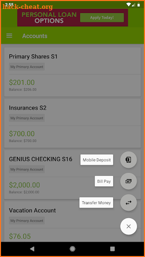 Genisys Mobile Banking screenshot