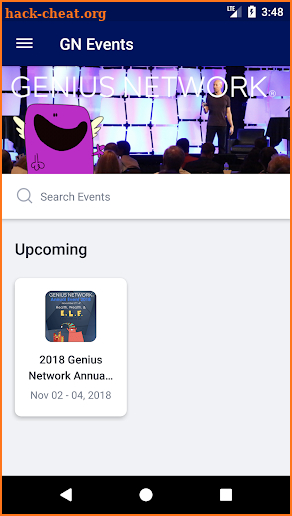 Genius Network Events screenshot