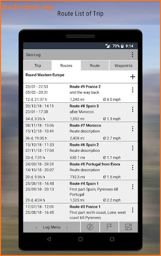 Geo-Log - GPS Logger & Notebook screenshot