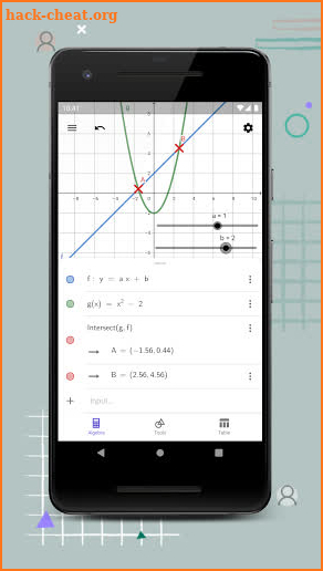 GeoGebra Calculator Suite screenshot