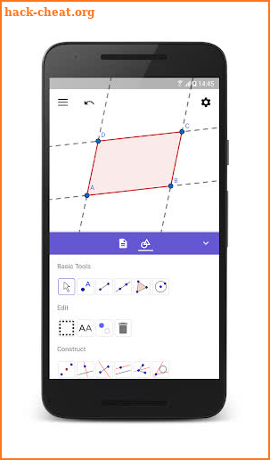 GeoGebra Geometry screenshot