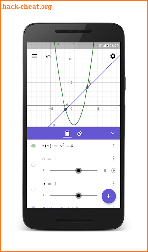 GeoGebra Graphing Calculator screenshot