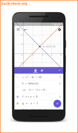 GeoGebra Graphing Calculator screenshot