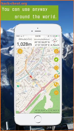 Geographica [Offline GPS APP] screenshot