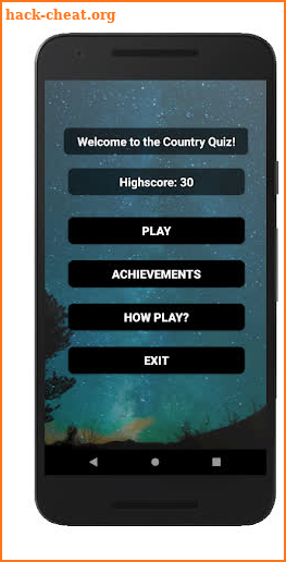 Geography Quiz screenshot