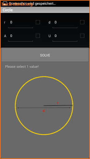 Geometry Solver screenshot