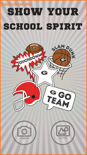 Georgia Bulldogs Selfie Stickers screenshot