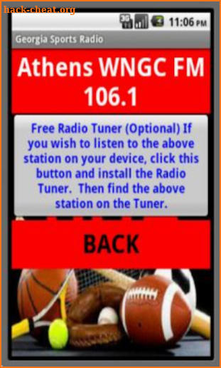 Georgia Sports Radio screenshot