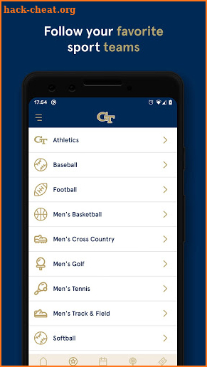 Georgia Tech Yellow Jackets screenshot