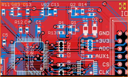 Gerber PCB Viewer. Light screenshot