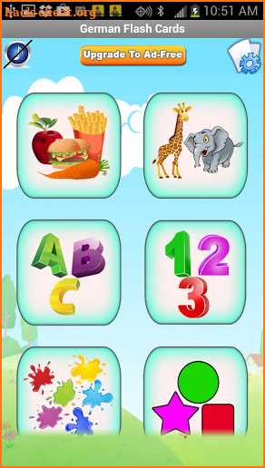 German Flash Cards for Kids screenshot