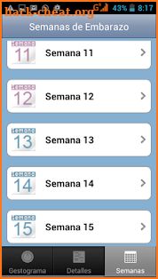 Gestograma y Calculadora de embarazo Facemamá screenshot