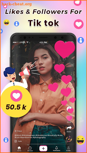 Get Followers & Likes for tik tok screenshot