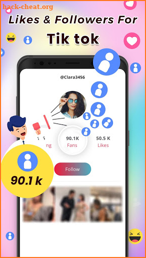 Get Followers & Likes for tik tok screenshot