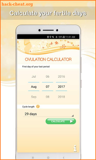 Get Pregnant - Ovulation Calculator screenshot