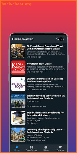 Get Scholarship - Study Abroad screenshot