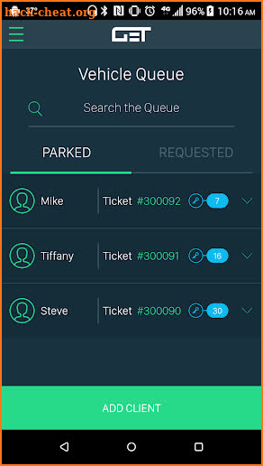 GET Valet Attendant screenshot