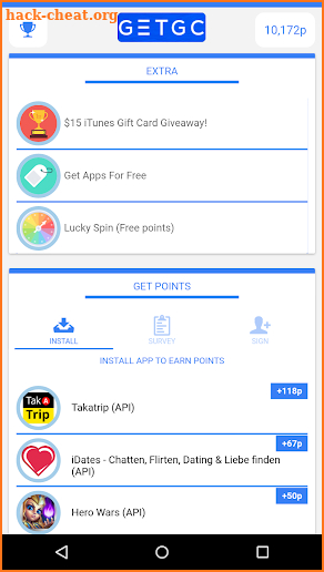 GetGC - Earn Free Gift Cards! screenshot