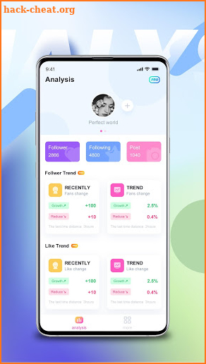 GetInstta - Analyze Your Social Profile screenshot