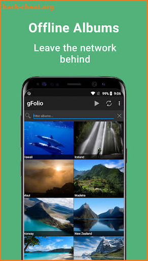 gFolio - Google Drive Photo Gallery and Uploader screenshot