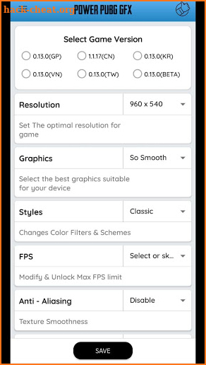 GFX Tool For PUBG - Best PUBG GFX Tool screenshot