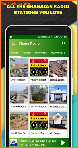 Ghana Radio - All Ghana Radio Stations App screenshot