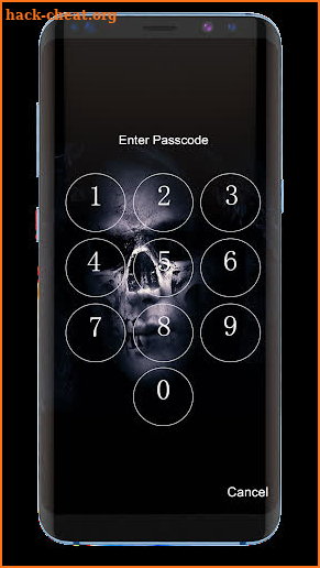 Ghost Face Lock Screen screenshot