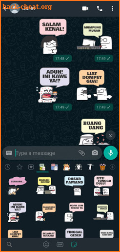 GHOSTY's Sticker - WAStickerApps screenshot