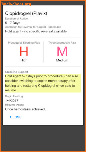 GI Antithrombotic Guide screenshot