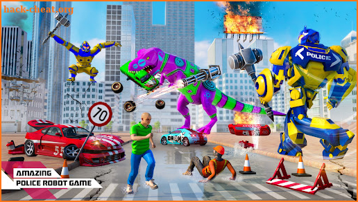 Giant Gorilla Robot Transform Game: Robot Games screenshot