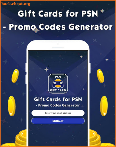 Gift Cards For PSN - Promo Codes Generator screenshot