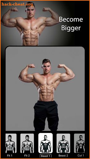 GigaBody: AI Muscle filter screenshot