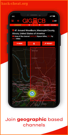 GIGACB: Truck Driver CB Radio, GPS screenshot