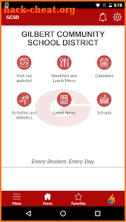 Gilbert Community Schools GCSD screenshot