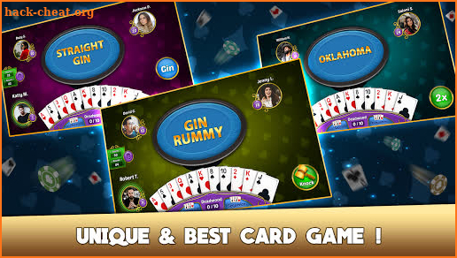 Gin Rummy - 2 Player Free Card Games screenshot