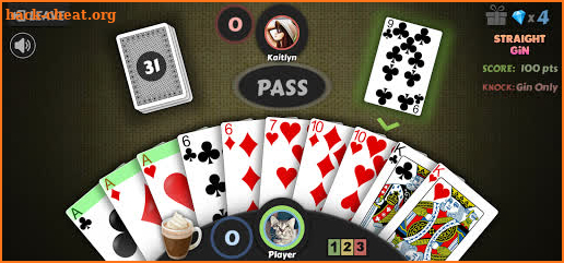 Gin Rummy - No Ads Free Offline Card Game screenshot