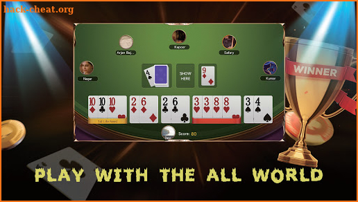 Gin Rummy Online-Free Indian Card Game screenshot