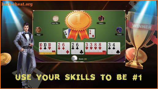 Gin Rummy Online-Free Indian Card Game screenshot