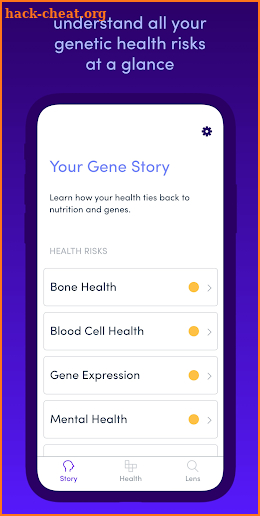 Gini: DNA Based Nutrition & Health screenshot