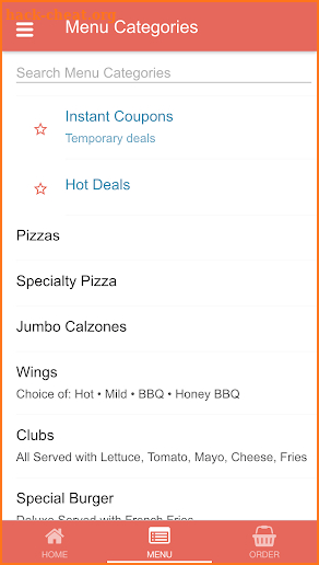 Ginos Pizza Feeding Hills MA screenshot