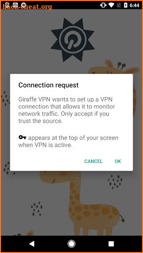 Giraffe VPN For Android screenshot