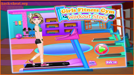 Girls Fitness Gym Workout Story screenshot