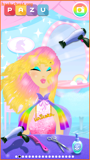 Girls Hair Salon Unicorn screenshot